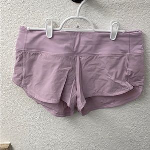 Lavender speed shorts
